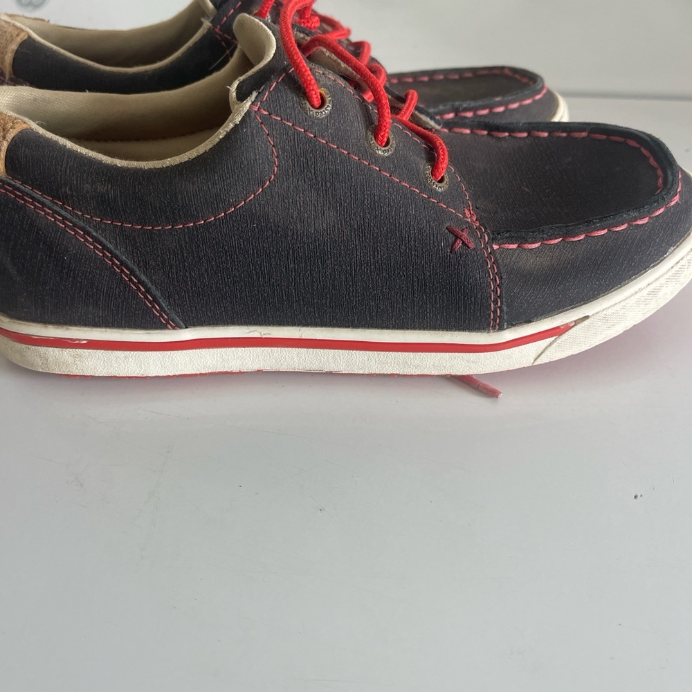 Twisted X Kids Black and Red Casual Shoes